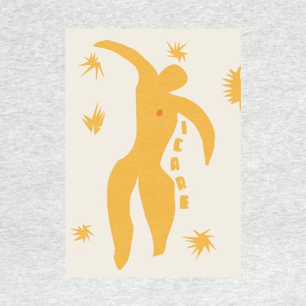 Henri Matisse - Jazz Series: Icarus #38 by GoodMoreInc